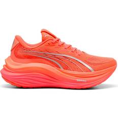Puma MagMax Nitro Women's Running Shoes - Glowing Red/Silver