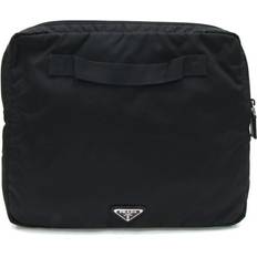 Nylon Kuvertväskor Prada Vintage Clutch Stl - Black