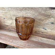 Chic Antique Saint-Émilion Glas Med Mønster Blade 300ml Rosa Vinglas