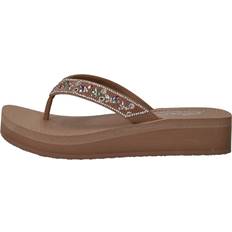 Skechers Tongs Skechers Vinyasa Butterfly Kiss Shoes - Moka