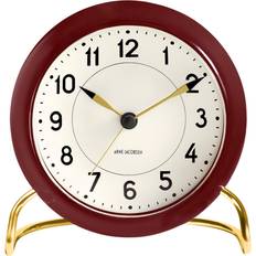 Arne Jacobsen Table Clock Alarm Clock 11cm Retro Sound Station 43676