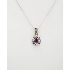 Amethyst Necklaces Mansur Gavriel Phillip Gavriel 18K & Silver Amethyst Necklace