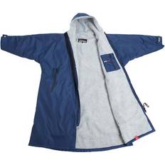 Adult Surf Ponchos Dryrobe Advance Long Sleeve Change Robe V3 DR104V3 Navy Blue Grey
