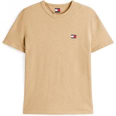 6XL T-shirts Tommy Hilfiger Regular Badge Logo T-Shirt - Beige Melange