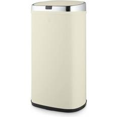 Swan 42L Square Sensor Bin - Cream