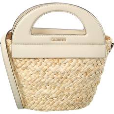 Jason Wu Straw & Leather Bucket Bag