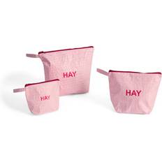 Grå Toilettasker & Kosmetiktasker Hay Candy Mono 3-pak Toilettaske - Light Pink