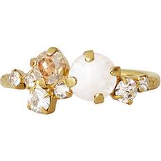 Caroline Svedbom Ringar Caroline Svedbom Stardust Ring Electric White Combo - Gold