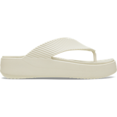 Crocs Flip-Flops Crocs Getaway Groove Platform Flips - Sandstone