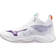 Chaussures de volley-ball Mizuno Chaussures Indoor Femme Wave Dimension Mid - Blanc