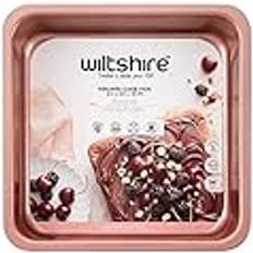 Gold Cake Tins Wiltshire Rose Gold Square 25x25x5 cm Cake Pan