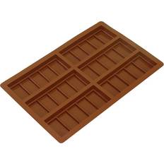 Silicon Chocolate Moulds Zeuxo 2x Bar Break Apart Ice Tray Silicone Mold Chocolate Mould