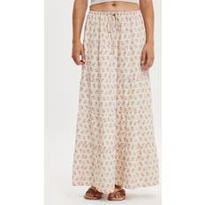 Cotton On Tiered Maxi Skirt - Paisley Stone