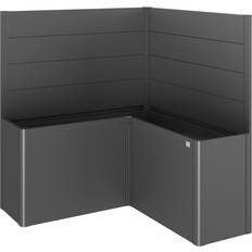 Abschirmungen Biohort Sichtschutz zu Pflanzbeet Belvedere L-Form ohne Acrylglas