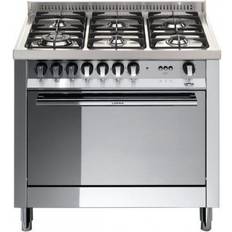 90cm Fornelli a gas Lofra Cucina MG96GV/Cis Inox 90x60 Tuttoforno a Gas Ventilato 90 cm Grigio, Acciaio inossidabile