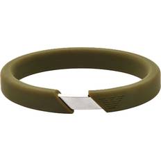 Emporio Armani Armbånd Emporio Armani Eagle Logo Silikone Manchet Armring