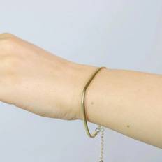 Buet Snakechain Armbånd 18k Guldbelagt - Guld