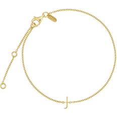 Smycken Design Letters Armband - 18K Guldpläterad
