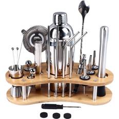 Cocktail shaker set Konnwei 20 Pcs Cocktail Shaker Stainless Steel Bar Set
