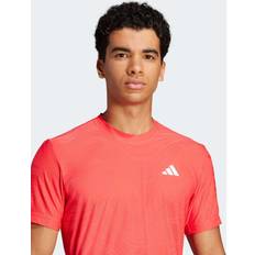Men - Tennis T-shirts adidas Tennis Pro Climacool Freelift Tee - Semi Lucid Red
