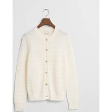 Gant XS Cardigans Gant Women Textured Cotton Cardigan