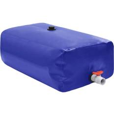vidaXL Vattentank Med Kran Vikbar 1500 L PVC