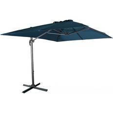 Sweeek 3x4m Rectangular Cantilever Parasol 298x298x260 cm Duck Blue