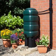 Water butt 100l Whitefurze 100L Space Saving Water Butt - Green