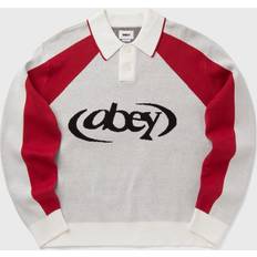 Obey Soccer Knit Polo Shirt - White