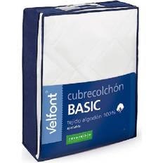 Fundas de colchón Velfont Cubre Acolchado 90x190 cm Blanco Funda de colchón Blanco (190x)