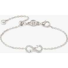 Nomination Hvid Armbånd Nomination Silver White Crystal Infinity Bracelet - Silver