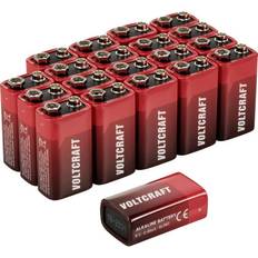 Voltcraft Batteria Da 9 V Alcalina/Manganese 550 mAh 9 V 20 pz