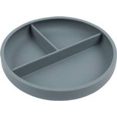 Baby suction plate Tiny Dining Silicone Divided Baby Suction Plate