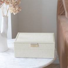 Stackers Jewellery Stackers Classic Jewellery Box Set of 2 - Oatmeal/Linen