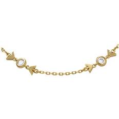 Emporio Armani Armband Emporio Armani Gold-Tone Sterling Silver Station Bracelet