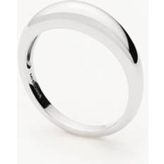 Missoma White Gold Rings Missoma Fine Classic Dome Ring - White Gold