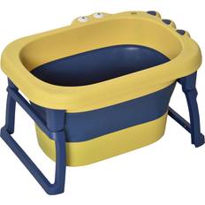 Baby Bathtubs Portland 2 in 1 Yellow Baby Foldable Bath Tub 75 x 56 x 43 cm