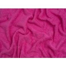 Fabrics Minerva Core Range Luxury Cotton Towelling Fabric Fuchsia Pink Fabrics