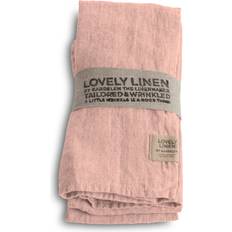 Lovely Linen Napkins Pack Of 4 45cm Cloth Napkin Pink