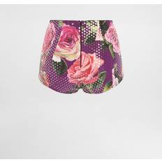 Dolce & Gabbana Sequin Embroidered Cady High-Waisted Panties Woman Underwear Print