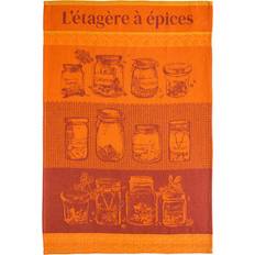Torchons de cuisine Imprimé En Jacquard Coton 50x75 Torchon de cuisine Orange
