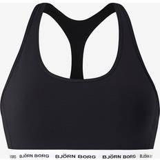 Björn Borg Bomuld BH'er Björn Borg Logo Soft Top - Black