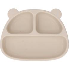 Goolrc Toddler Soft Silicone Plate Bear Shaped Baby Suction Plate