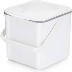 Minky Plastic Compost Food Waste Caddy 3.5l White