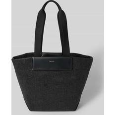 Calvin Klein Håndtasker Calvin Klein Raffia Tote Bag - Black