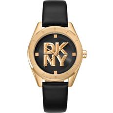 DKNY Ure DKNY Sophisticated Leather Analog Watch with Quartz Movement