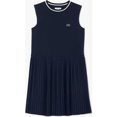 Lacoste Dresses Lacoste Sleeveless Pleated Jersey Dress - Midnight Blue