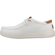 Hey Dude Skor Hey Dude Paul Canvas Sneakers Herr - Färg Vit