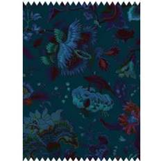 Hemtextil House of Hackney Stoff Majorelle Velvet Petrol Metervara