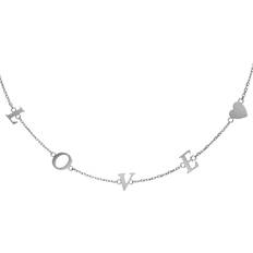 Smycken Edblad Love Note Necklace Steel